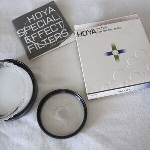 Hoya Camera Lens Special Effects Filter: Center Spot 49.0s - Complete in Box